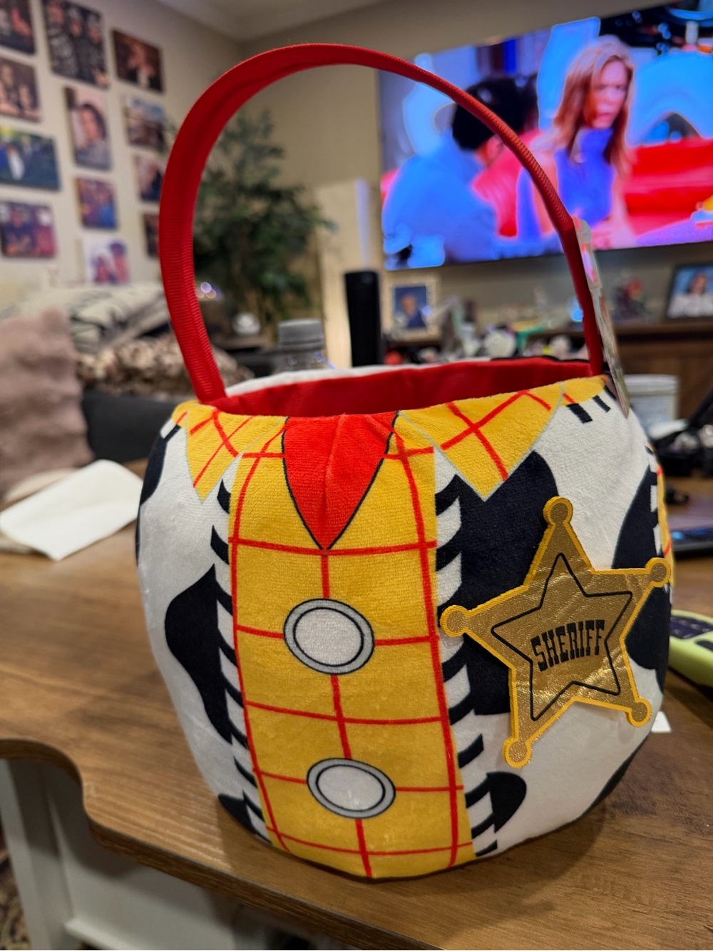 Toy Story woody  plush basket